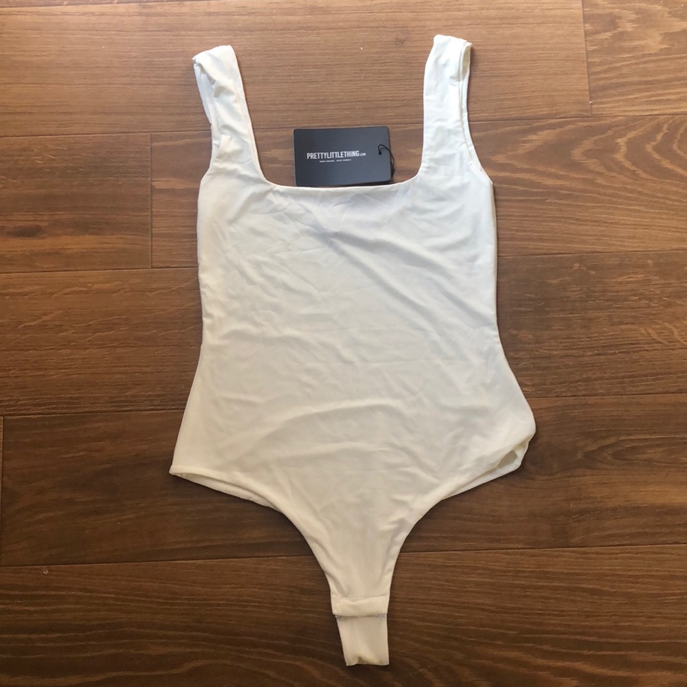 White casual wear body suit
